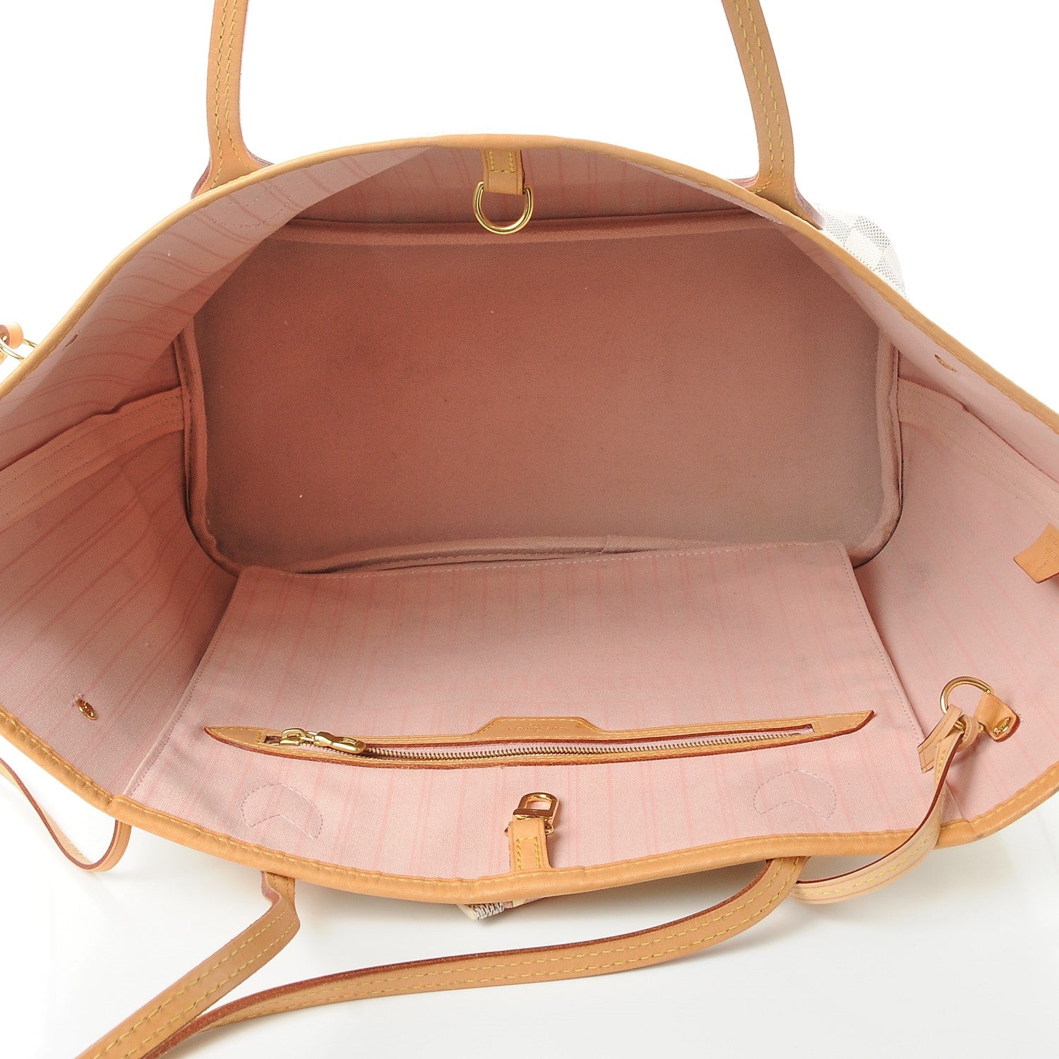 Louis Vuitton Damier Azur Neo Neverfull MM Rose Ballerine 6 of 17