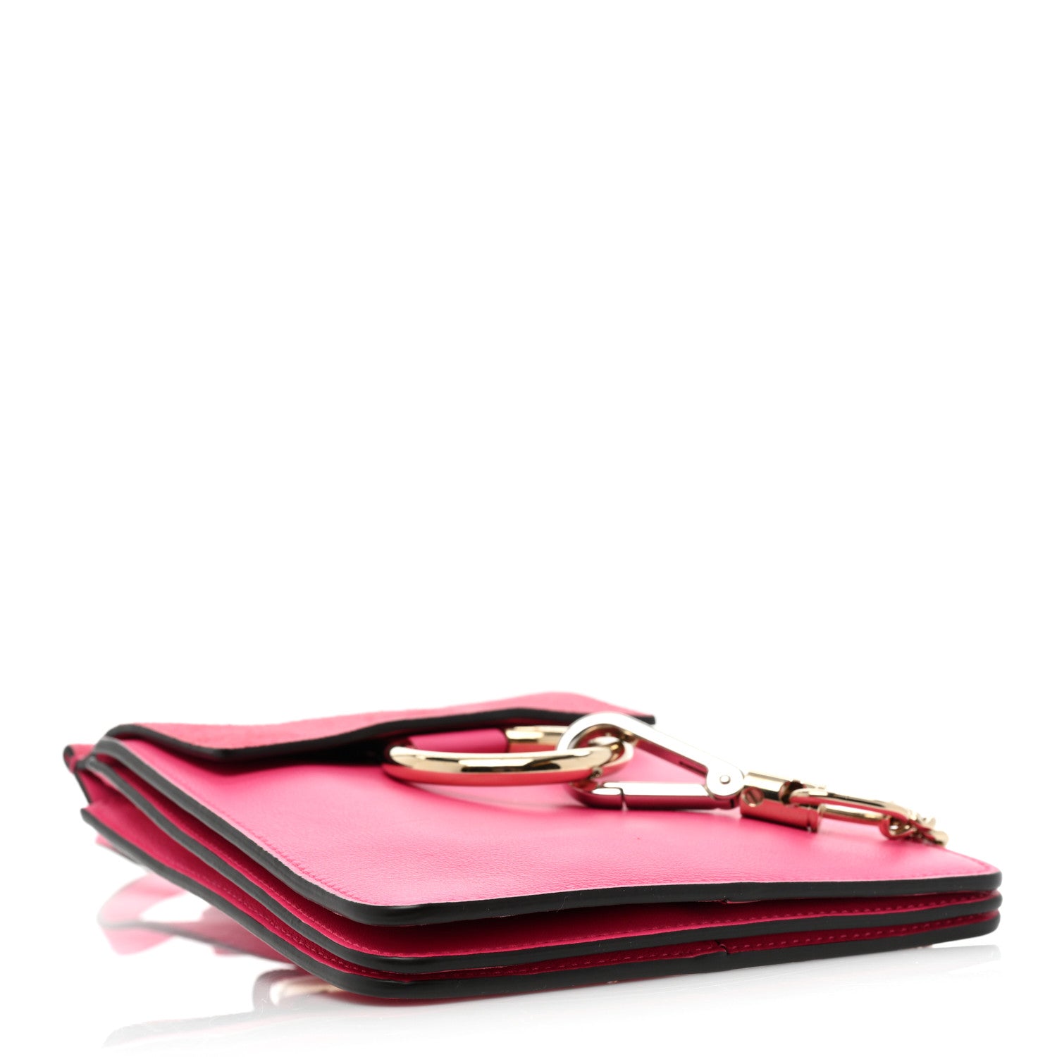 Chloe Suede Calfskin Mini Faye Bracelet Bag Fuchsia Rose 4 of 14