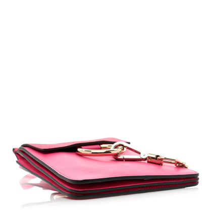 Chloe Suede Calfskin Mini Faye Bracelet Bag Fuchsia Rose 4 of 14