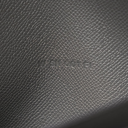 Hermes Madame Calfskin Kelly Pocket Long Wallet Gris Meyer 7 of 10