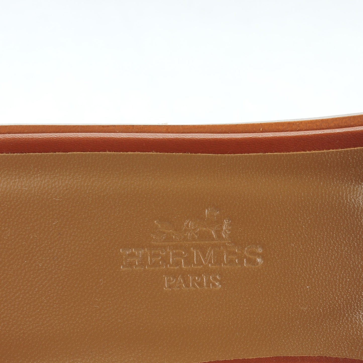 Box Calfskin Oran Sandals 36.5 Gold