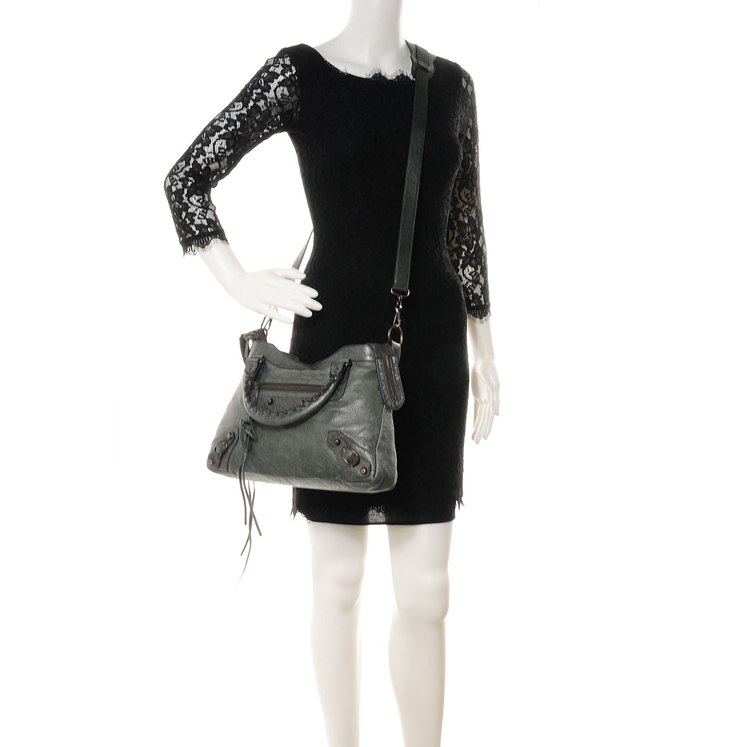 Balenciaga Agneau Town Anthracite 2 of 9