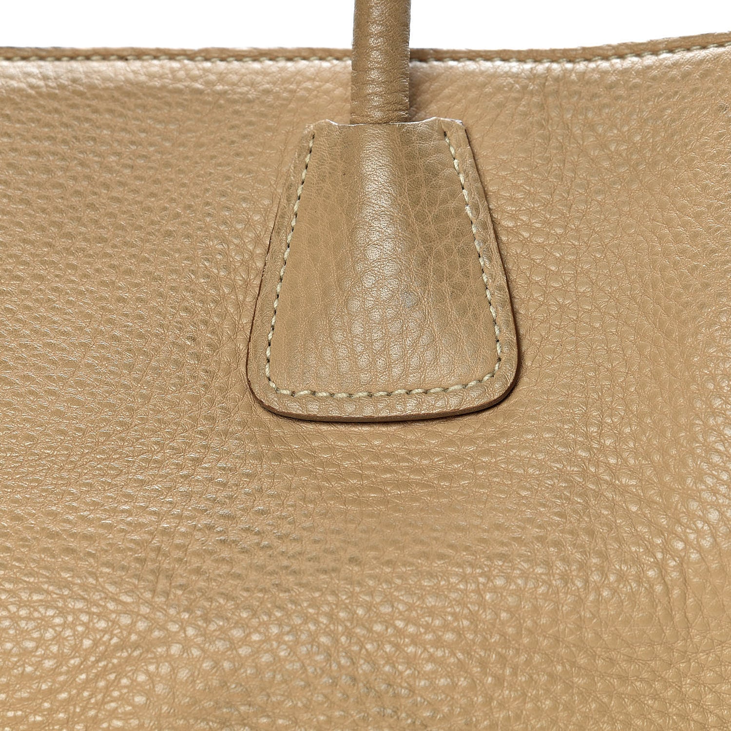 Prada Vitello Daino Shopping Tote Sughero 16 of 27