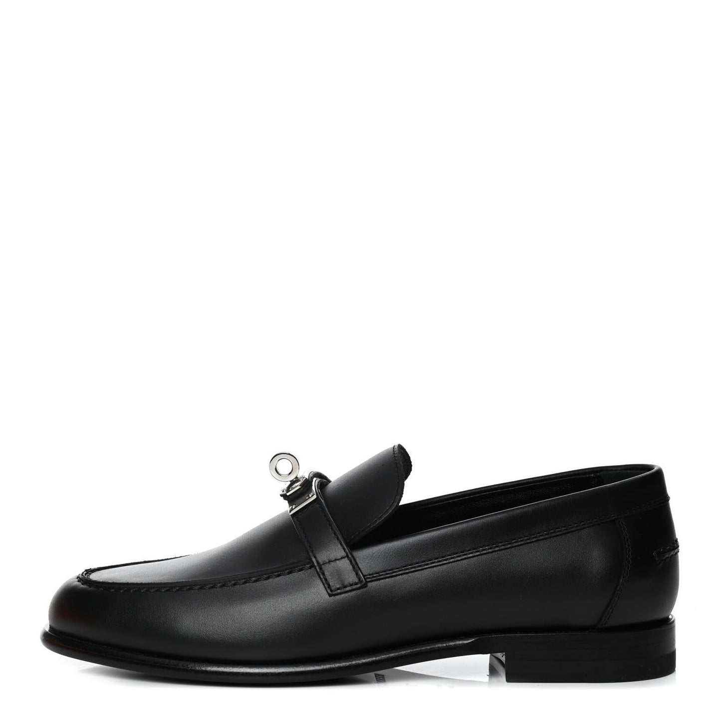Calfskin Womens Destin Loafers 36 Black
