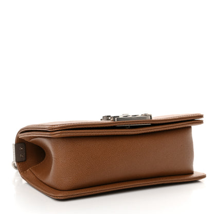 Chanel Caviar Quilted Small Boy Flap Brown 4 of 12