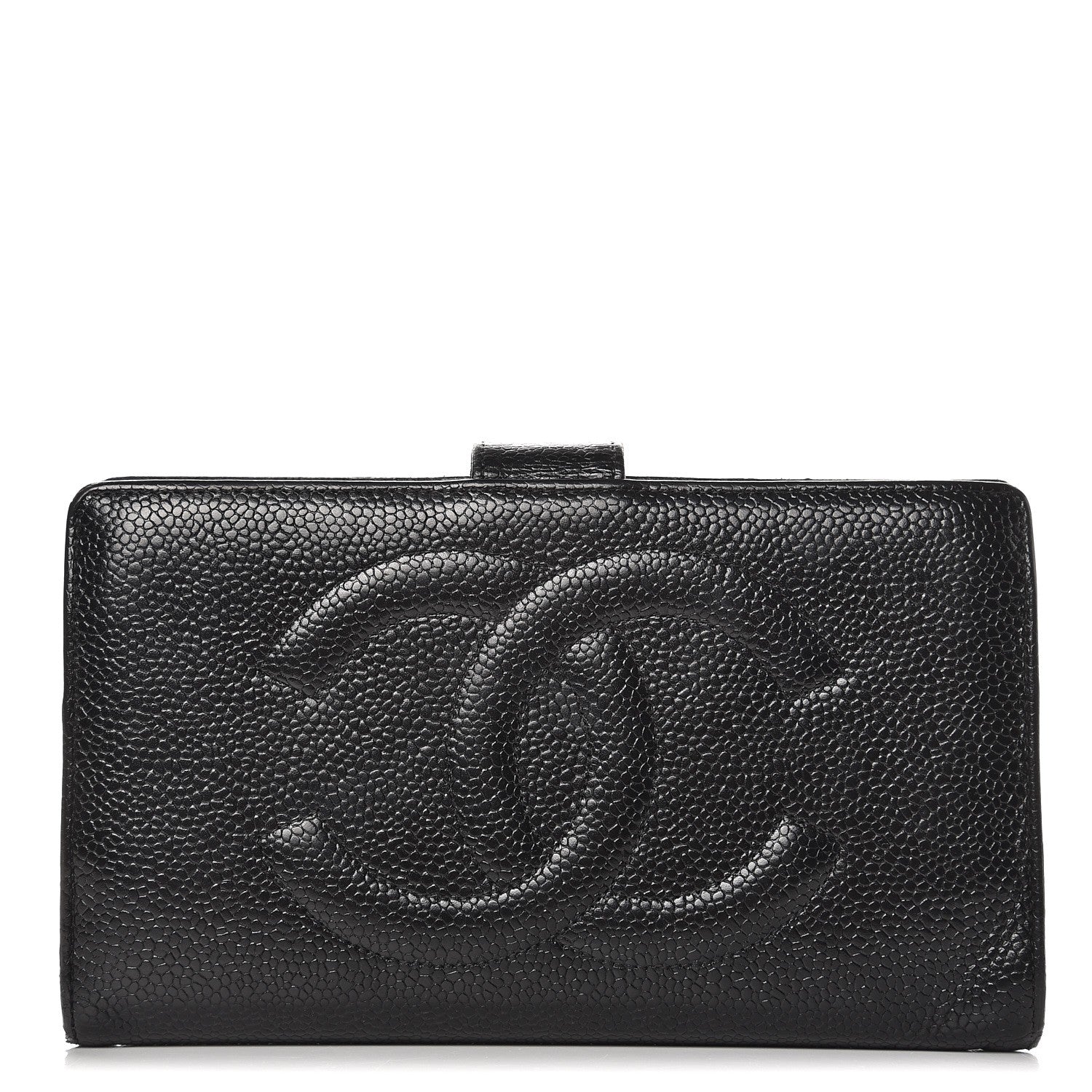 Chanel Caviar Timeless CC French Wallet Black 1 of 14