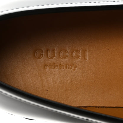Gucci Cordovan Lux Womens Horsebit 45mm Platform Loafers 37 Black 8 of 10