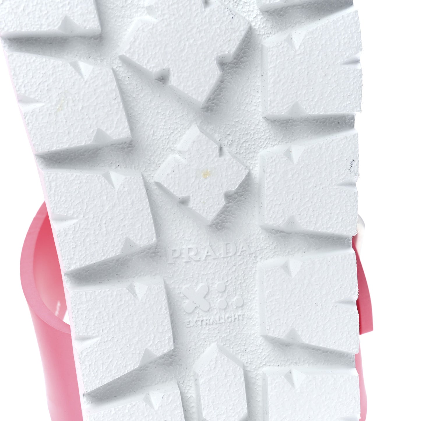 EVA Rubber Buckled Lug Sole 20mm Thong Sandals 37 Begonia