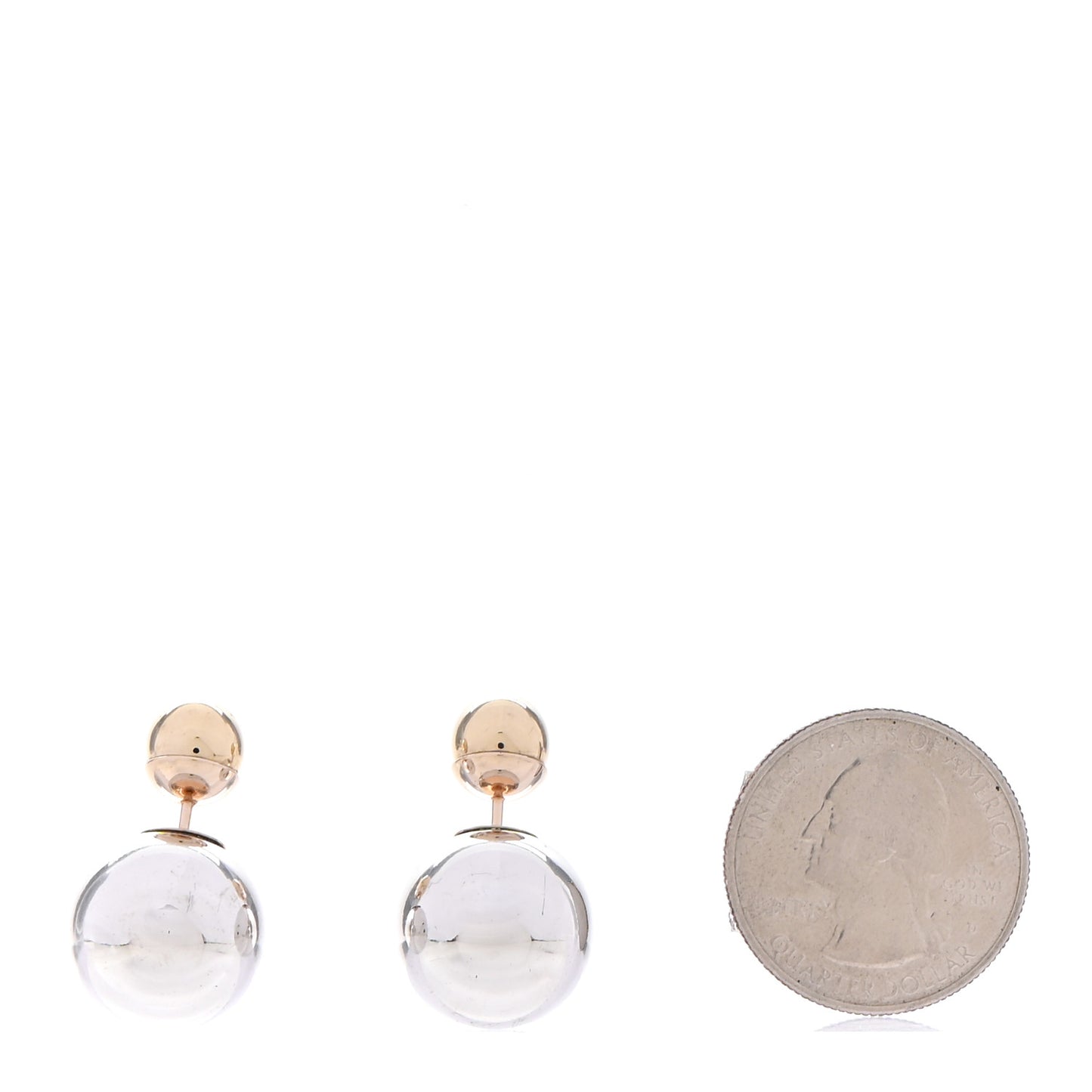 Mise En Dior Tribal Earrings Gold Silver