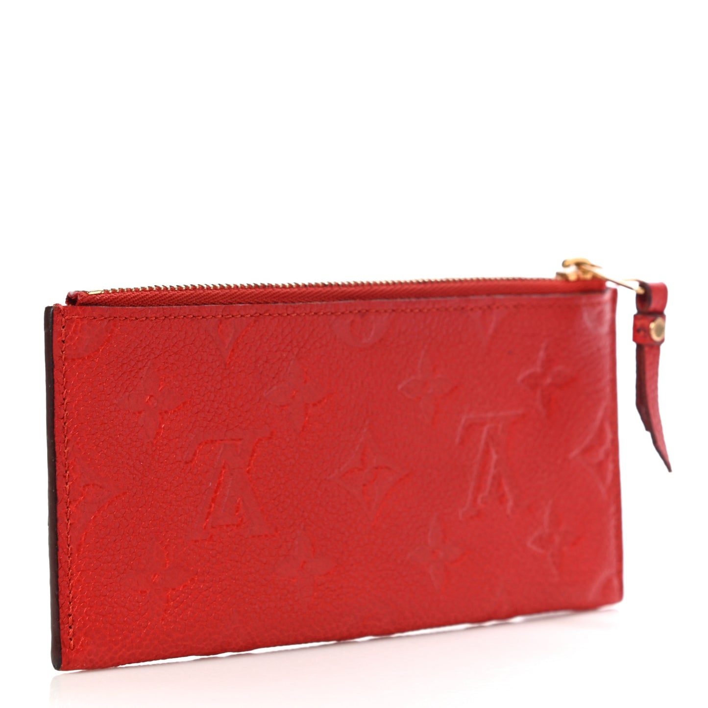 Empreinte Felicie Chain Wallet Zippered Insert Cherry