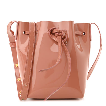 Mansur Gavriel Patent Calfskin Mini Mini Bucket Blush 1 of 8