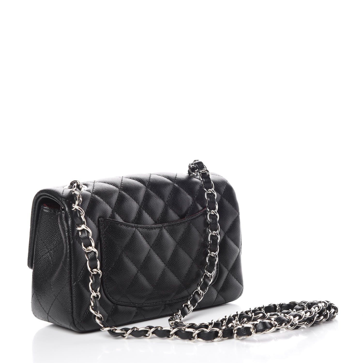 Chanel Caviar Quilted Mini Rectangular Flap Black 3 of 14