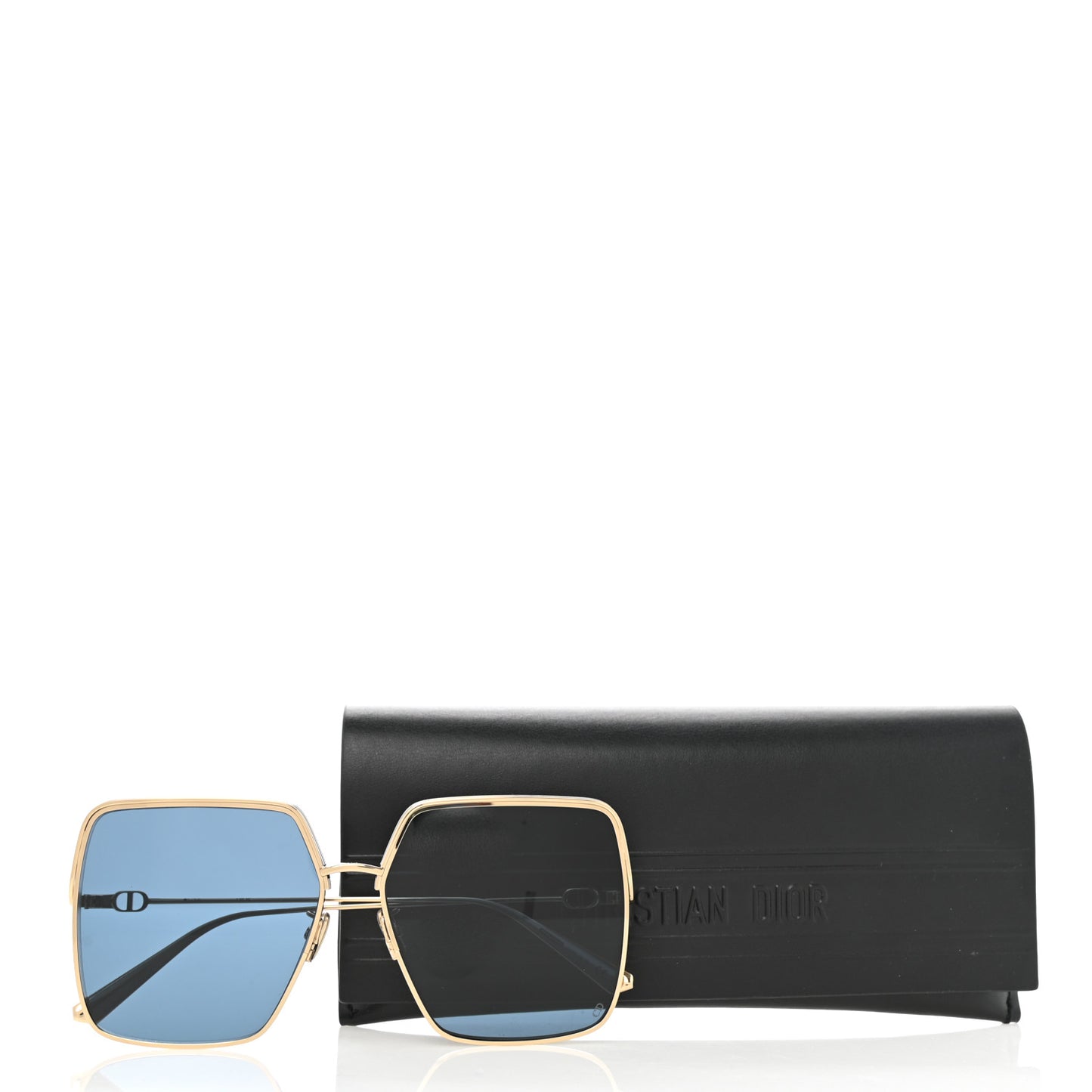 Metal EverDior Square Sunglasses Gold