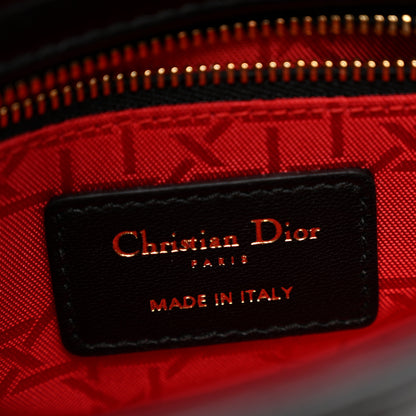 Christian Dior Lambskin Cannage Mini Lady Dior Black 6 of 13