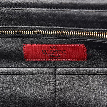 Valentino Garavani Vitello Medium Rockstud Tote Black 6 of 10