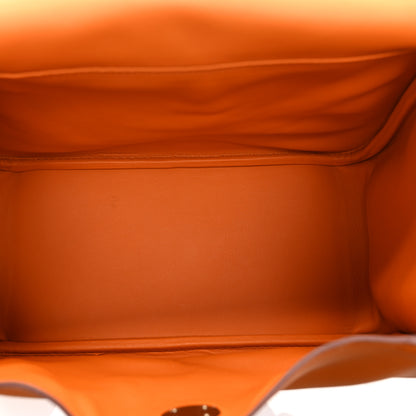Hermes Swift Epsom Lindy 26 Tressage De  Cuir Orange Gold Rose Azalee 5 of 11