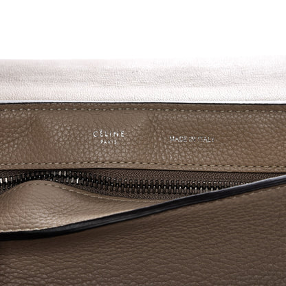 Celine Drummed Calfskin Suede Medium Trapeze Dune 7 of 9
