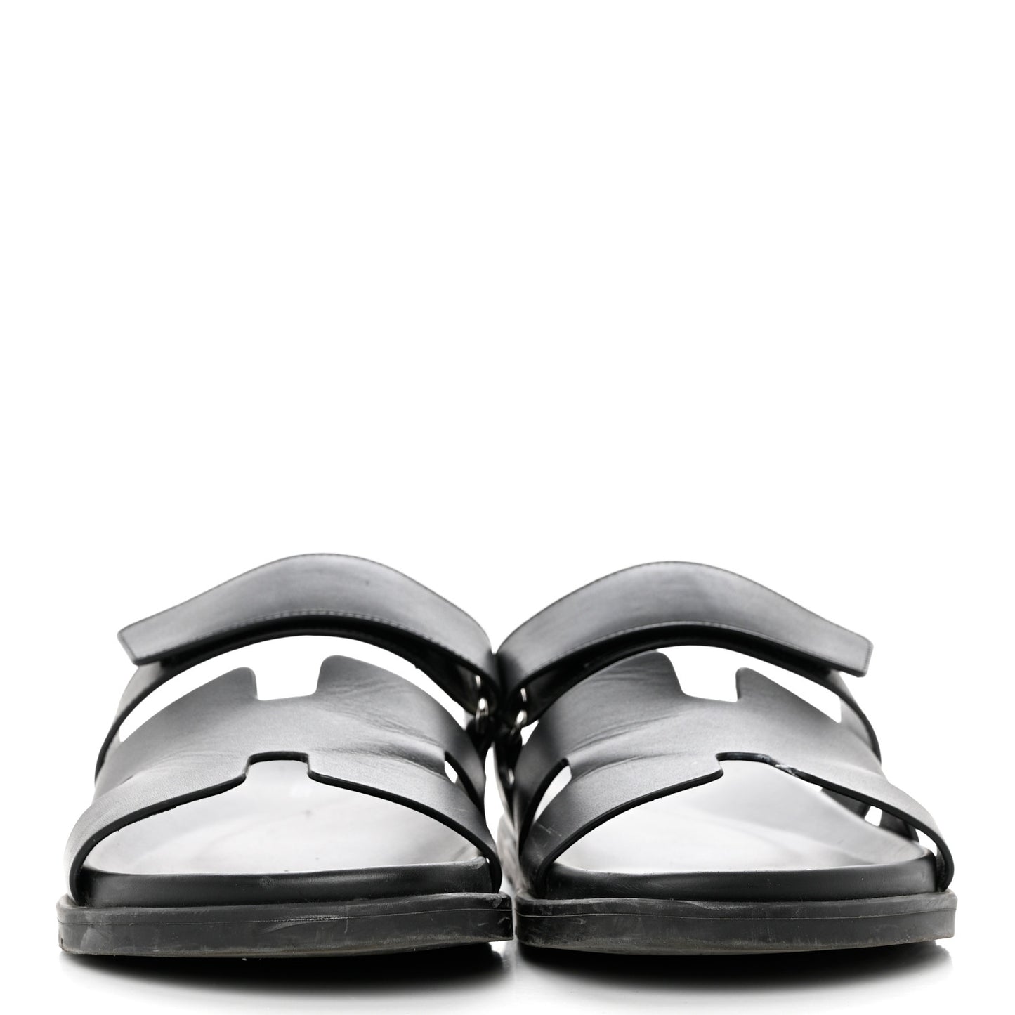Calfskin Mens Chypre Sandals 42 Black