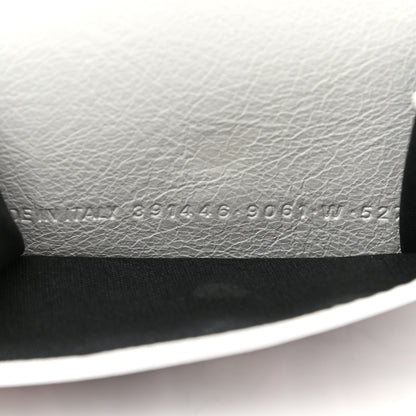 Balenciaga Agneau Graffiti Mini Papier Wallet White Multicolor 8 of 9
