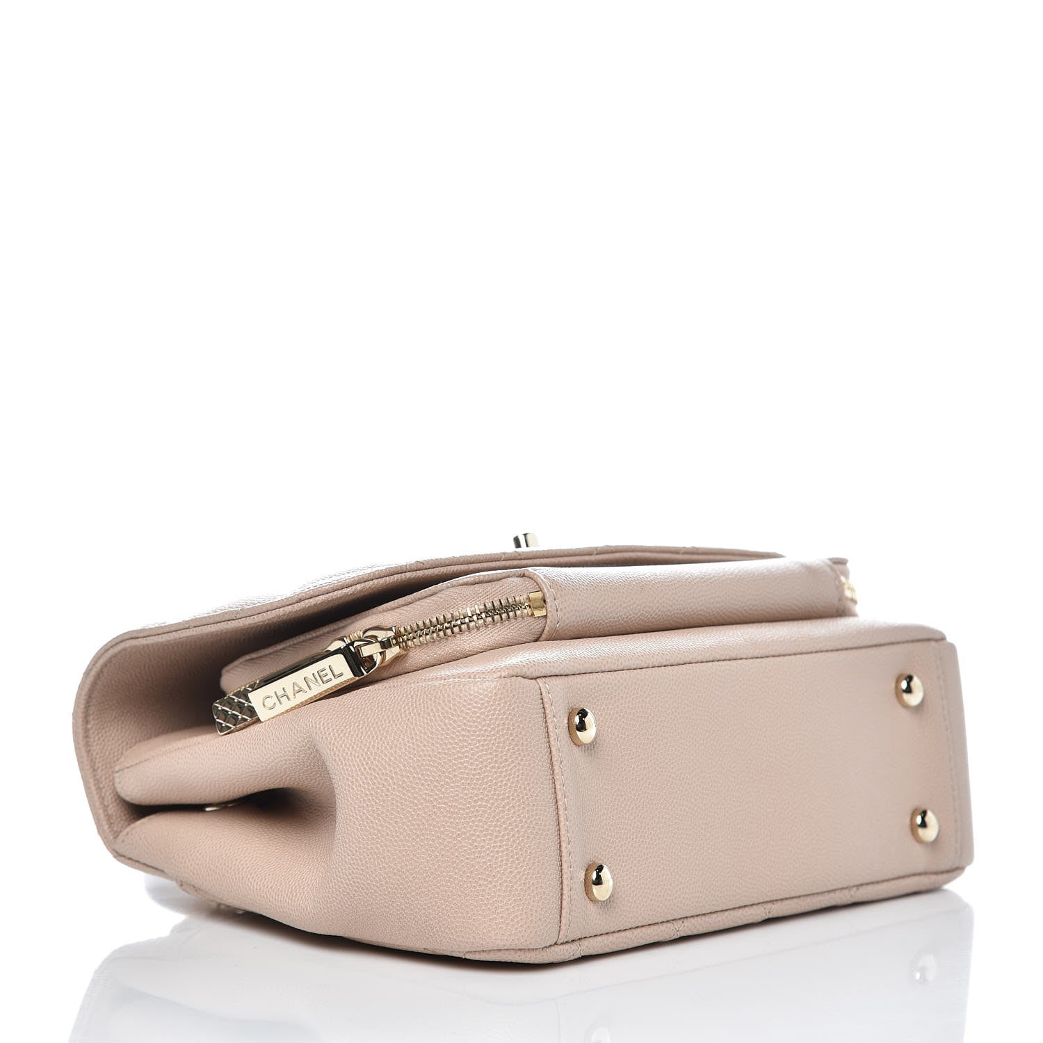 Chanel Caviar Quilted Medium Business Affinity Flap Beige 4 of 7