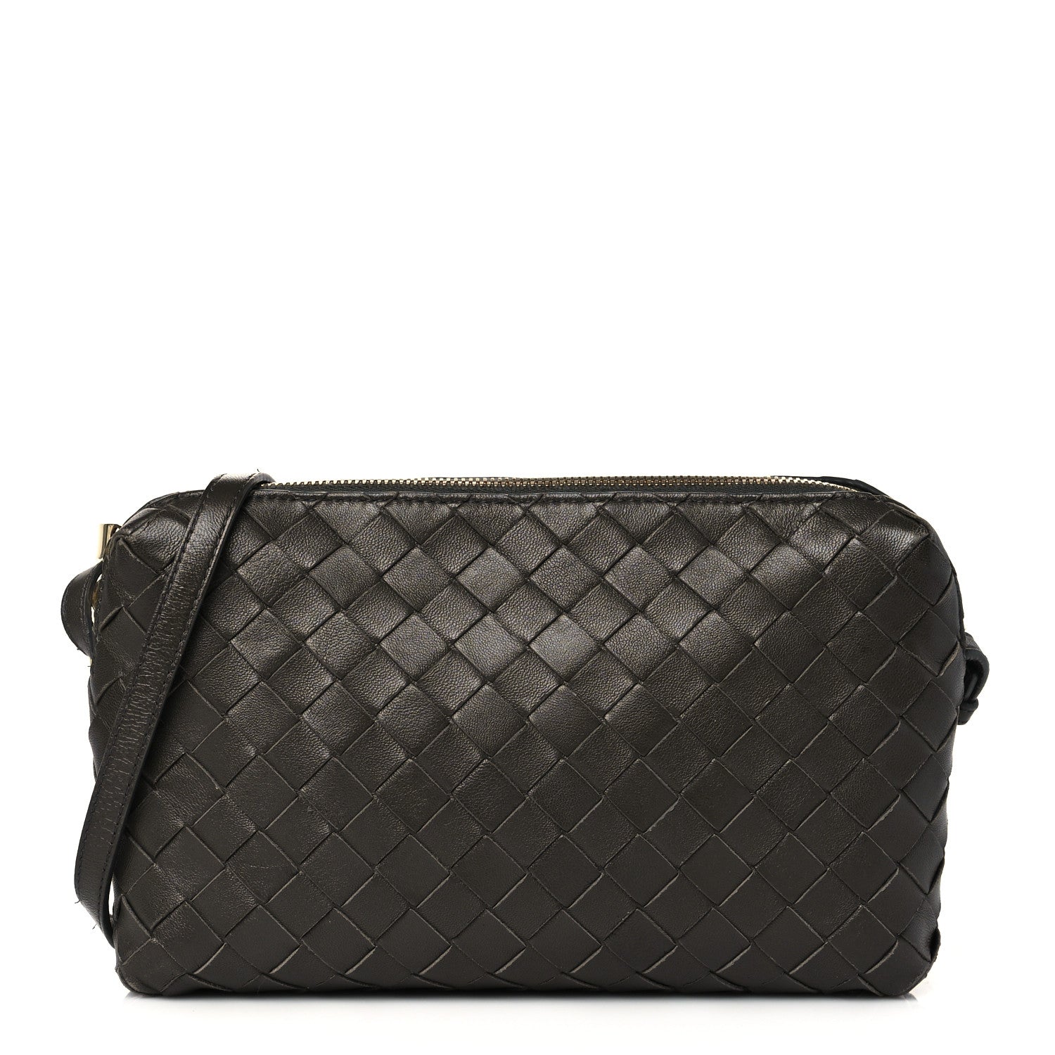 Bottega Veneta Nappa Intrecciato Crossbody Light Graphite 1 of 12
