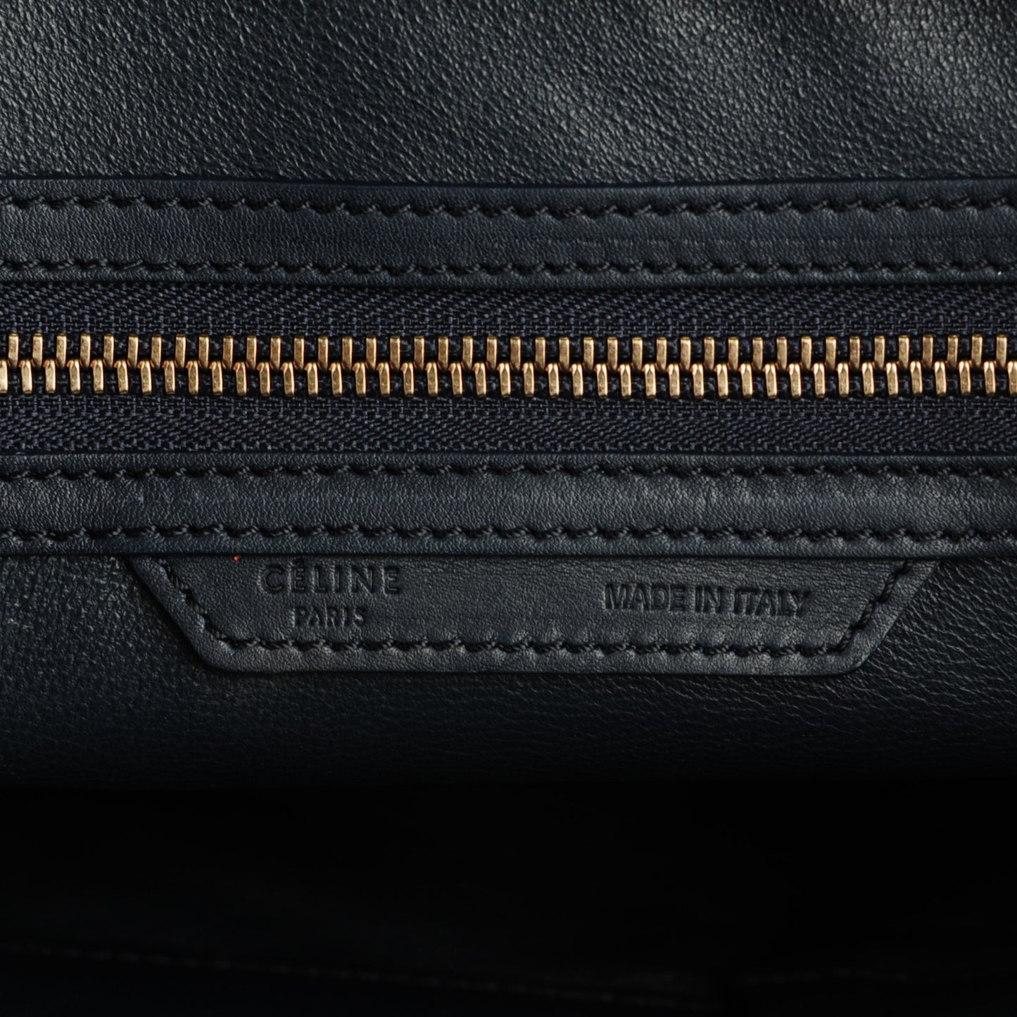 Smooth Calfskin Mini Luggage Navy