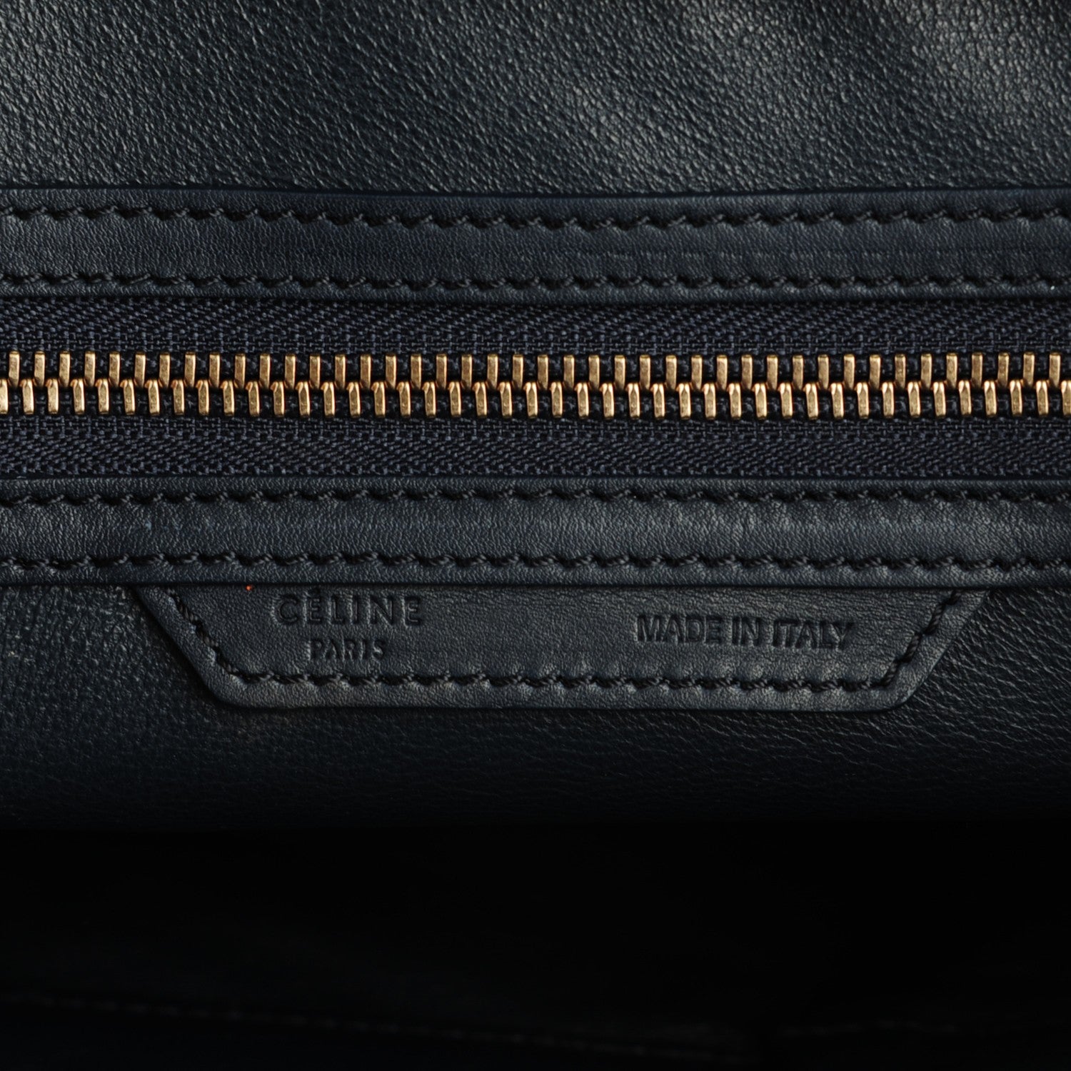 Celine Smooth Calfskin Mini Luggage Navy 6 of 8