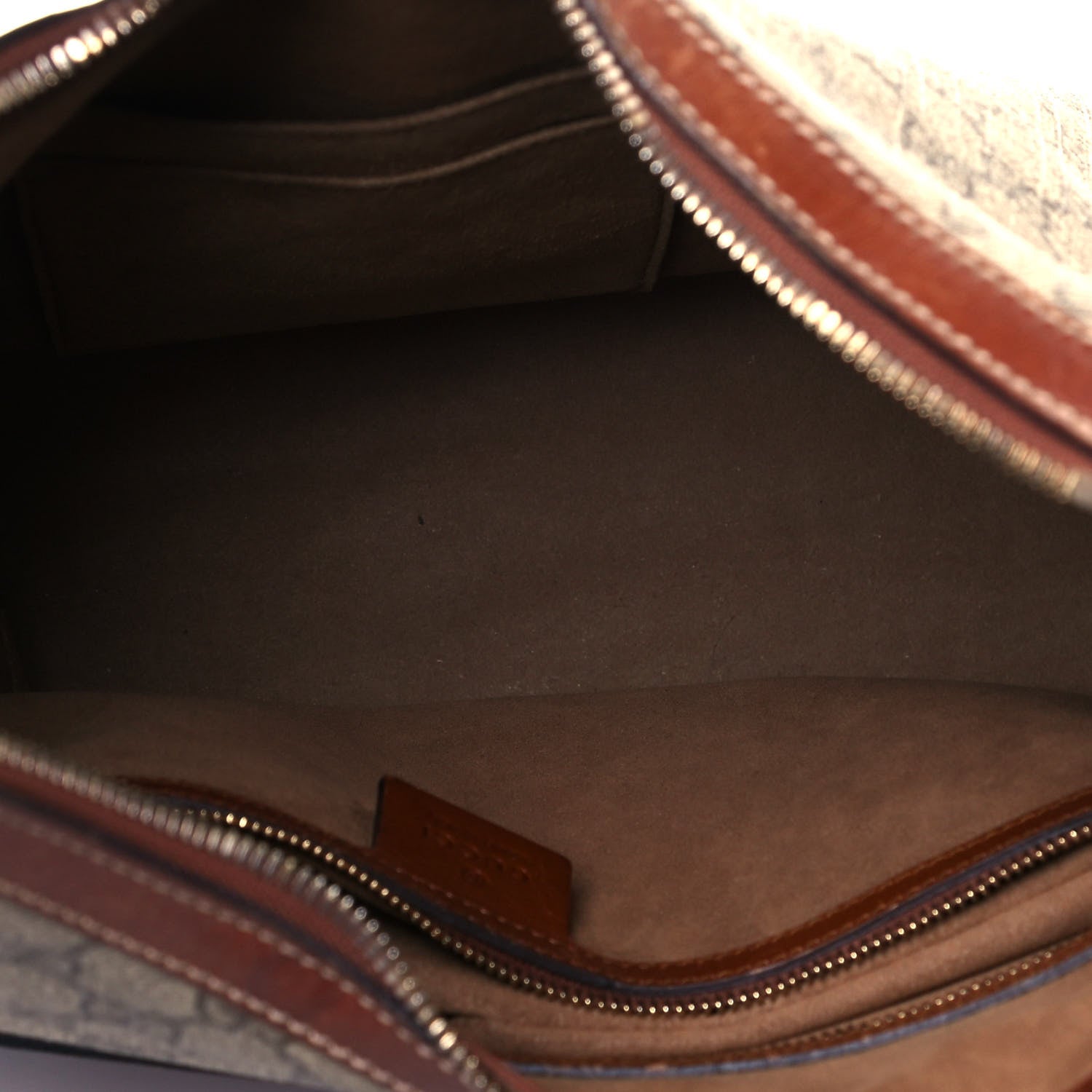 Gucci GG Supreme Monogram Linea A Hobo Brown 5 of 12