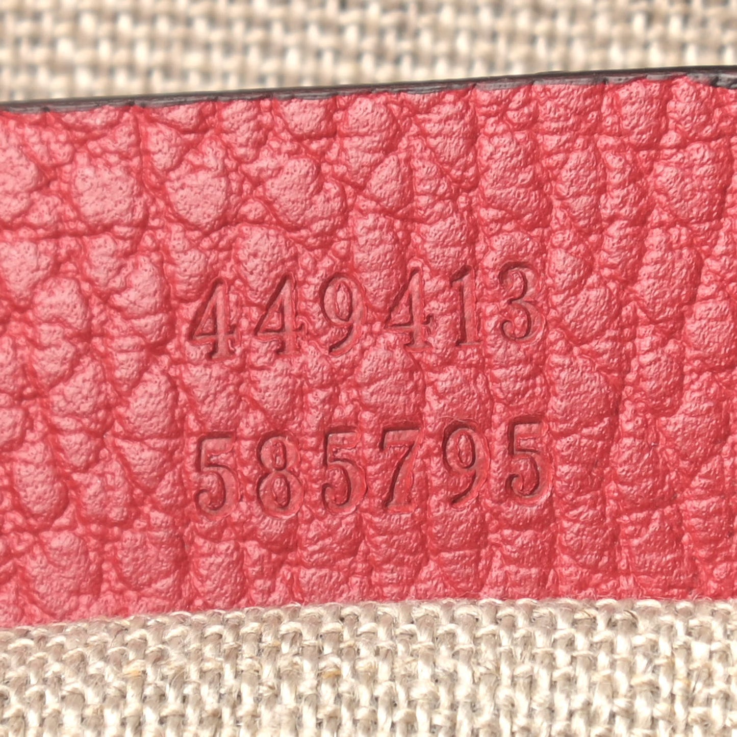 Monogram Mini Bree Messenger Bag Red
