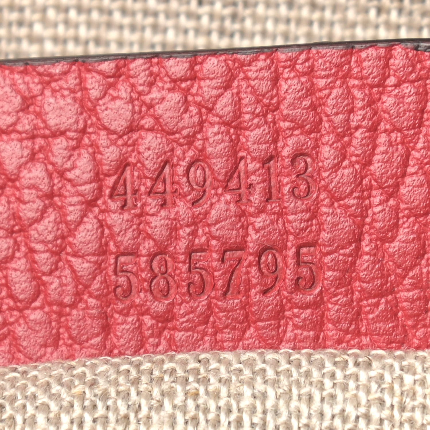 Gucci Monogram Mini Bree Messenger Bag Red 7 of 9