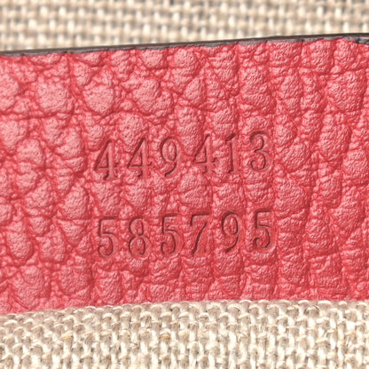 Gucci Monogram Mini Bree Messenger Bag Red 7 of 9