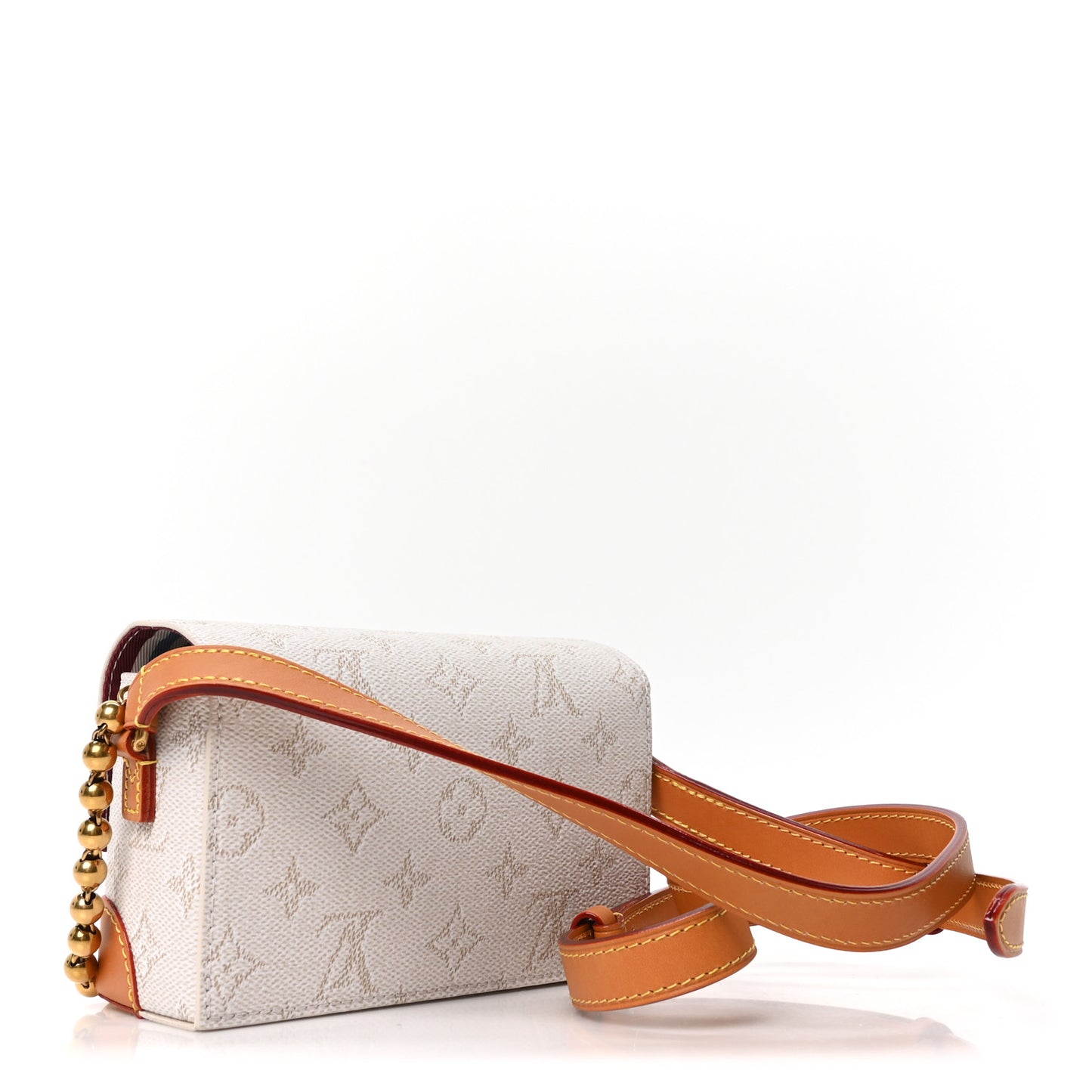 Heritage Monogram Steamer Wearable Wallet Off White