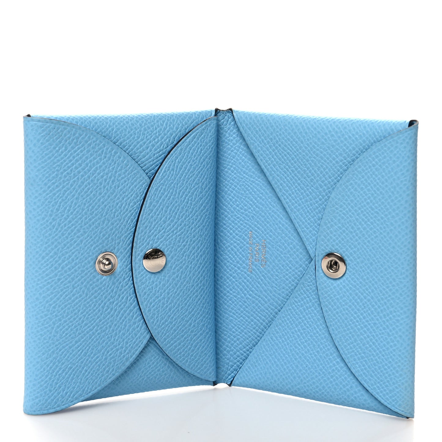 Epsom Calvi Duo Card Case Celeste