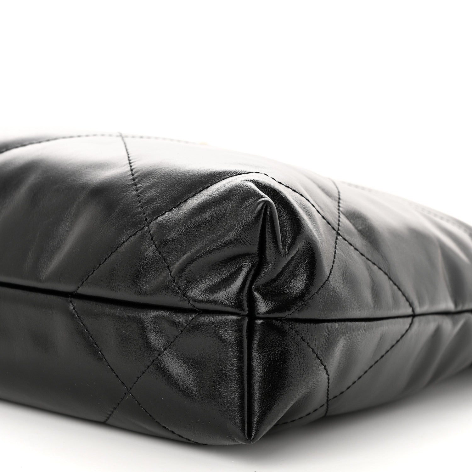 Chanel Shiny Calfskin Quilted Small Chanel 22 Black 11 of 12