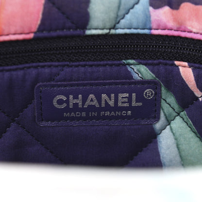Chanel Canvas Quilted Jungle Jeans Flap White Multicolor 6 of 11