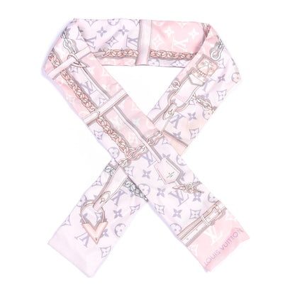 Louis Vuitton Silk Monogram Confidential Bandeau Light Pink 1 of 3