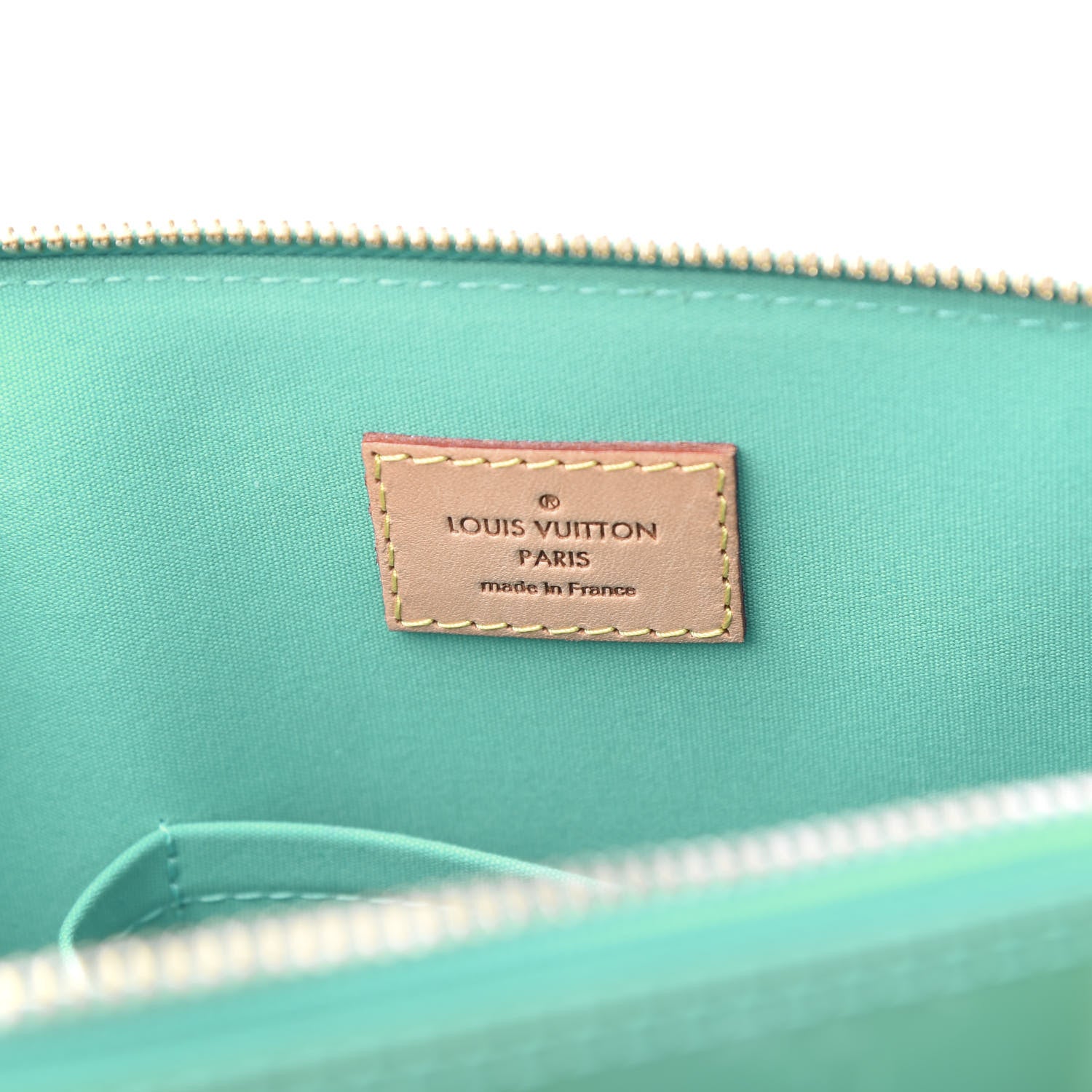 Louis Vuitton Vernis Alma PM Blue Lagon 8 of 9