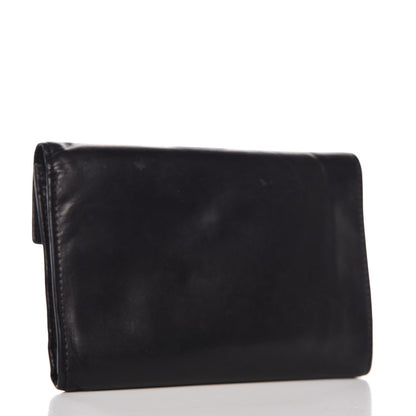 Prada Nappa Tri Fold Wallet Black 3 of 9
