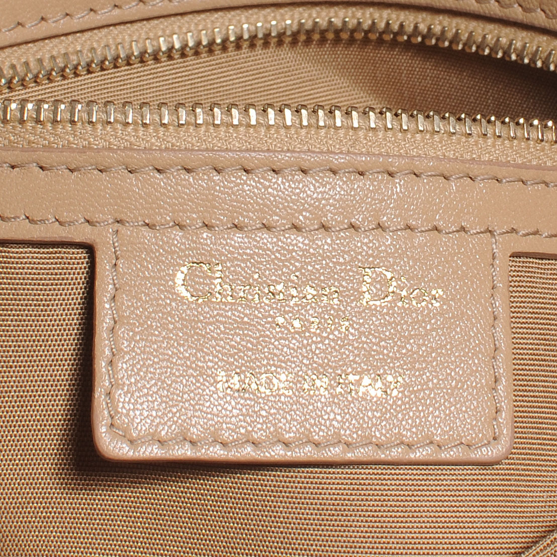 Lambskin Cannage New Lock Flap Beige