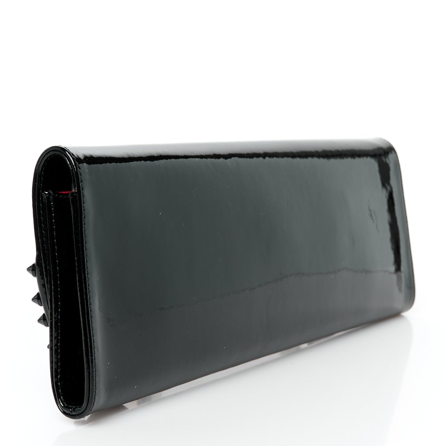 Patent Spikes Pigalle Clutch  Black