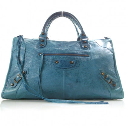 Balenciaga Leather Work Turquoise 1 of 14