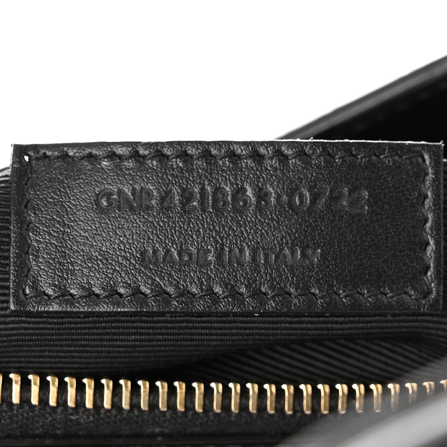 Calfskin Crocodile Embossed Baby Sac De Jour Black