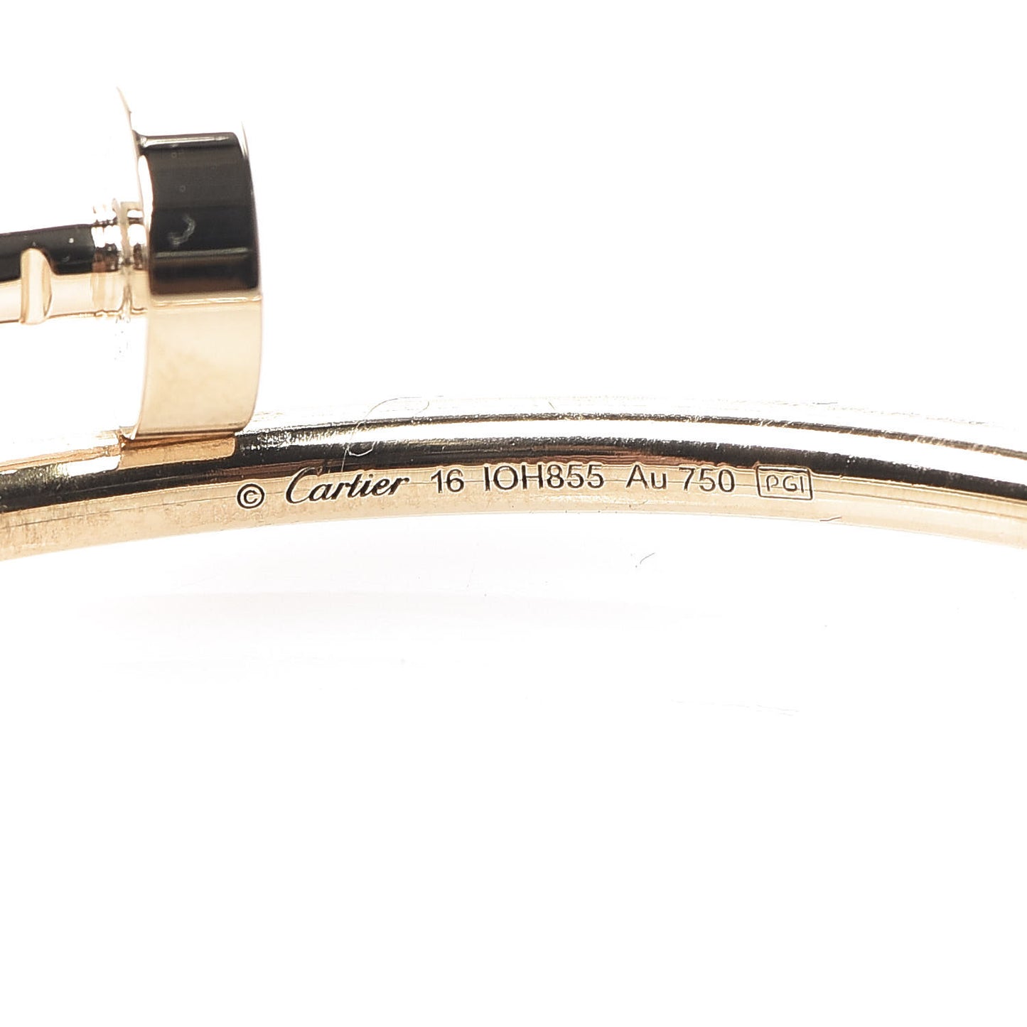 18K Yellow Gold Small Juste Un Clou Bracelet 16