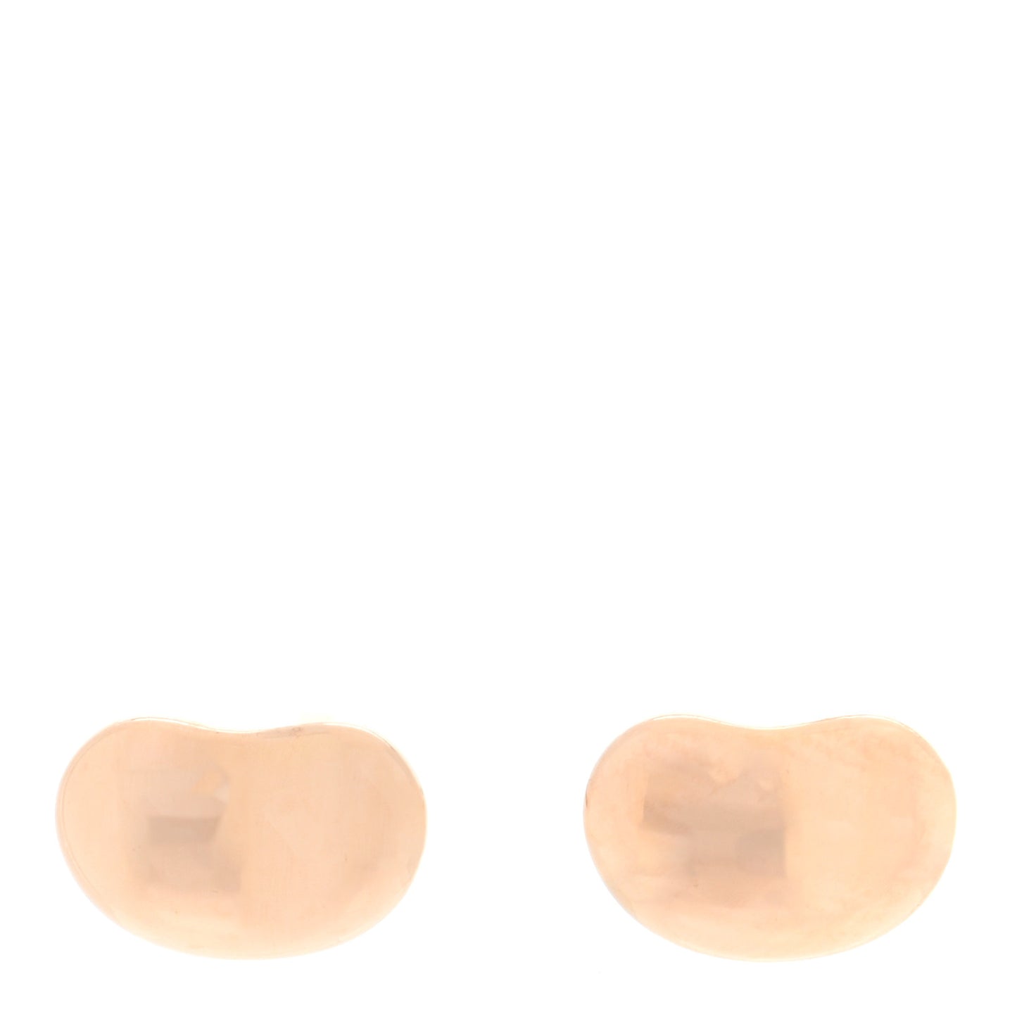 18K Rose Gold 9mm Elsa Peretti Bean Earrings