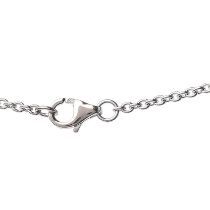 Cartier 18K White Gold Interlocking LOVE Necklace 6 of 8