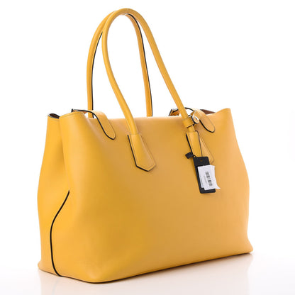 Prada City Calf Buckle Tote Soleil 3 of 9