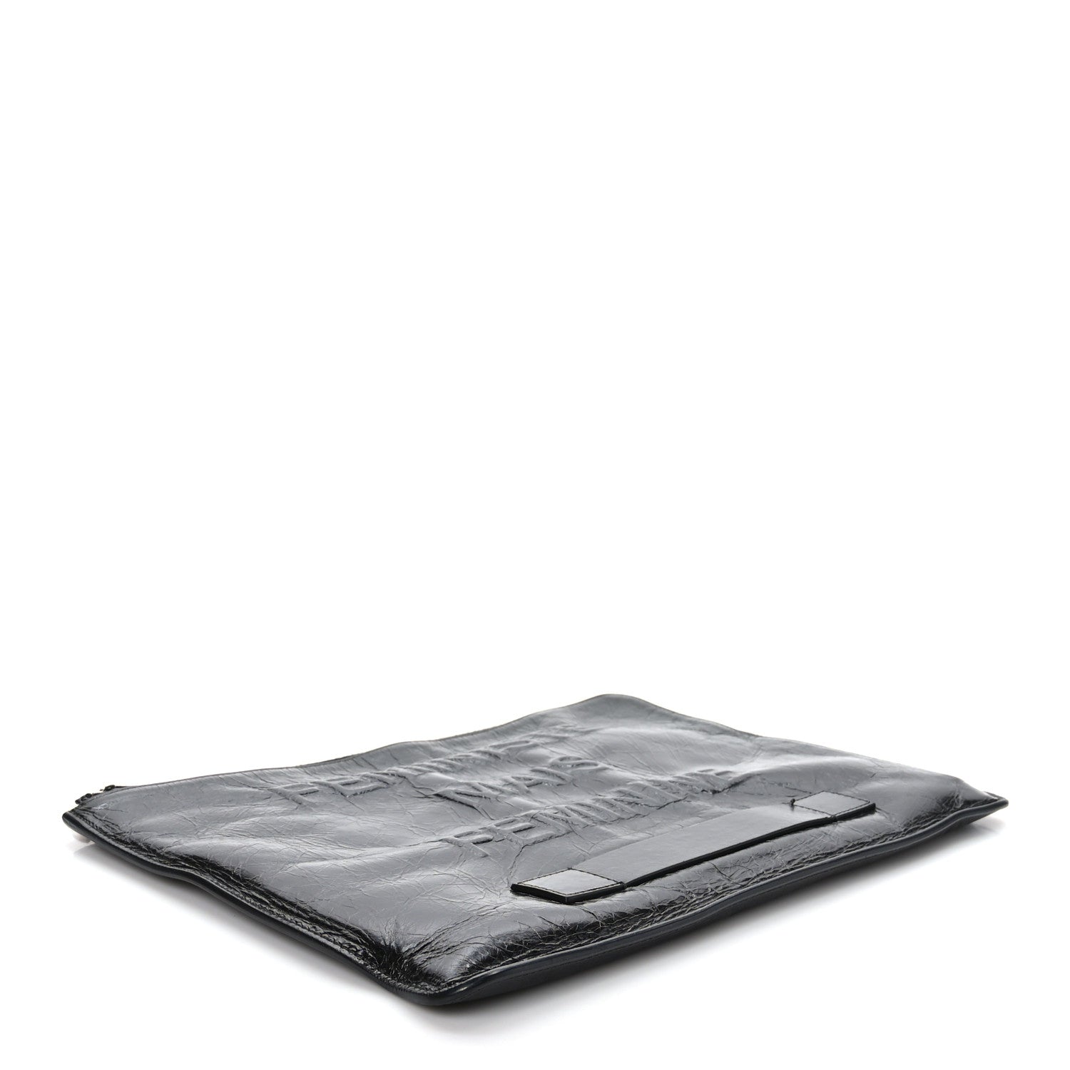 Chanel Calfskin Large Feministe Maize Feminine Pouch Clutch Black 4 of 7