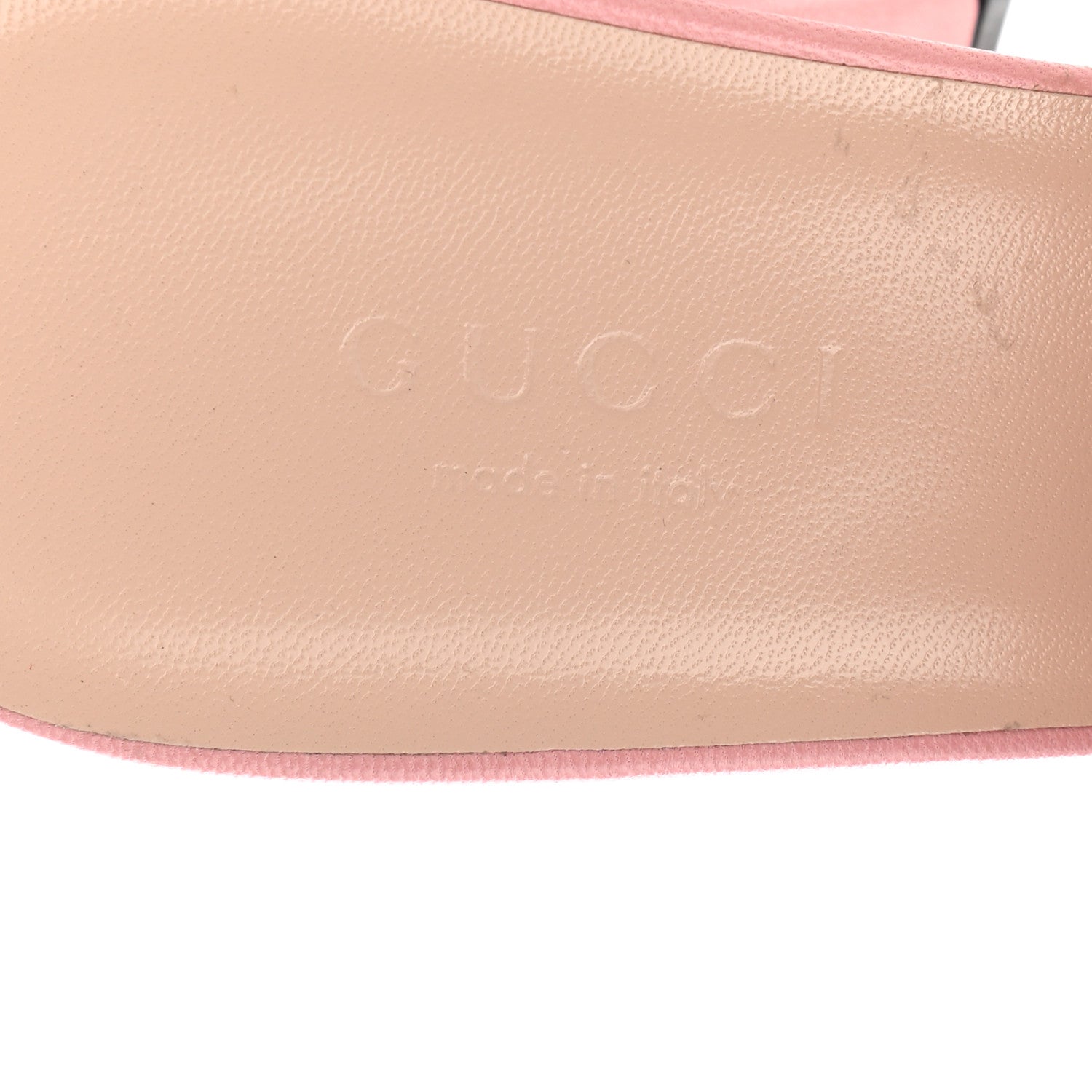 Gucci Malaga Kid GG Marmont Fringe 75mm Slide Sandals 36.5 Wild Rose 7 of 8