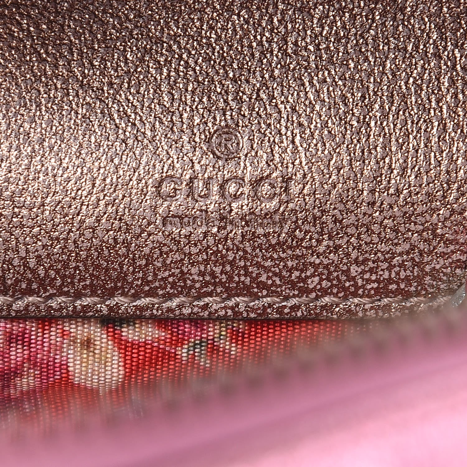 Gucci Laminated Nappa Trapuntata Mini Zumi Dome Shoulder Bag Rosa Lago Rame 6 of 9