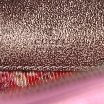 Gucci Laminated Nappa Trapuntata Mini Zumi Dome Shoulder Bag Rosa Lago Rame 6 of 9